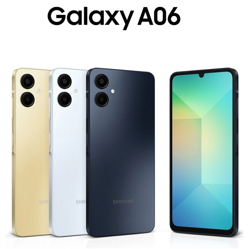 گوشی موبایل Samsung مدل Galaxy A06 (RAM 4) ظرفیت 128GB - آبی روشن
